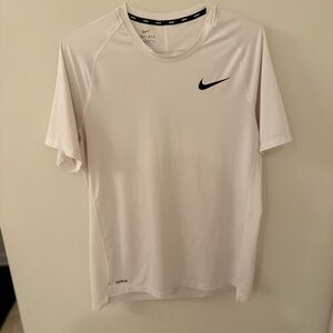 Nike Men's White Dri-FIT Short Sleeve Tee